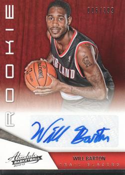 2012-13 Panini Absolute #156 Will Barton Front