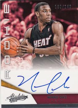 2012-13 Panini Absolute #163 Norris Cole Front