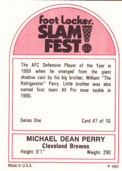 1991 Foot Locker Slam Fest #7 Michael Dean Perry Back