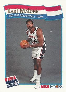 1991-92 Hoops McDonald's #56 Karl Malone Front