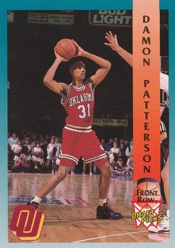 1992 Front Row Draft Picks #50 Damon Patterson Front