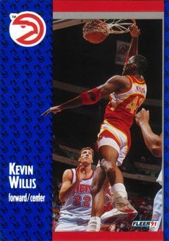 1991-92 Fleer Tony's Pizza #S-92 Kevin Willis Front
