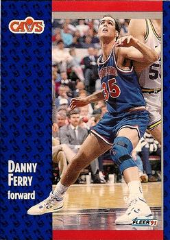 1991-92 Fleer Tony's Pizza #S-102 Danny Ferry Front