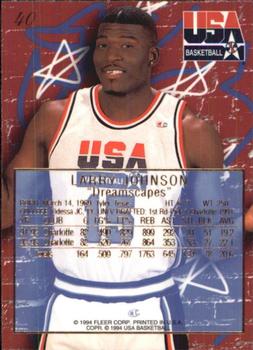 1994 Flair USA #40 Larry Johnson Back