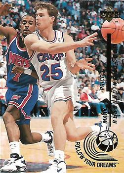 1994 Upper Deck USA - Follow Your Dreams: Rebounding Leaders #NNO Mark Price Front