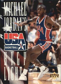 1994 Upper Deck USA - Michael Jordan's Highlights #JH3 Michael Jordan Front