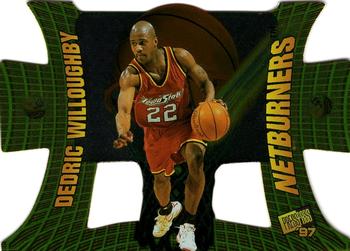 1997 Press Pass - Net Burners #NB25 Dedric Willoughby Front