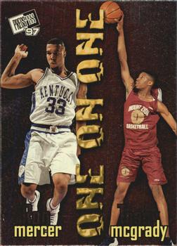 1997 Press Pass - One On One #3 Ron Mercer / Tracy McGrady Front