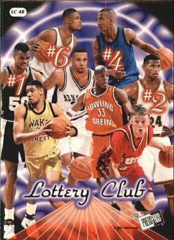 1997 Press Pass Double Threat - Lotto #LC4B Antoine Walker Back