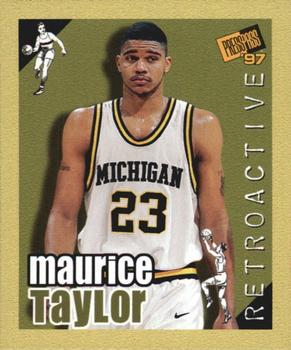 1997 Press Pass Double Threat - Retroactive #14 Maurice Taylor Front