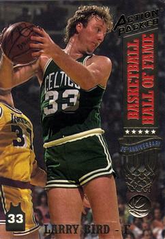 1993 Action Packed Hall of Fame #20 Larry Bird Front