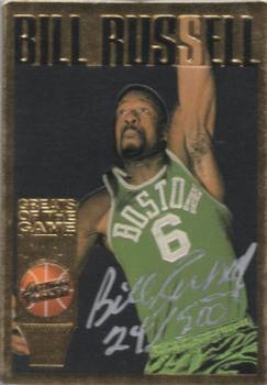 1995 Action Packed Hall of Fame - Autographs #40 Bill Russell Front