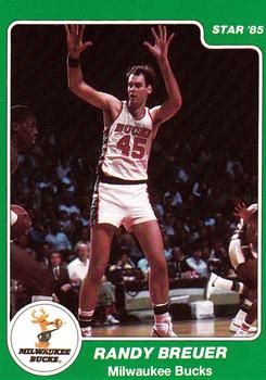 1984-85 Star Milwaukee Bucks Card Night #2 Randy Breuer Front