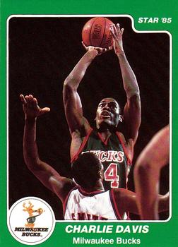 1984-85 Star Milwaukee Bucks Card Night #4 Charlie Davis Front