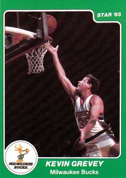 1984-85 Star Milwaukee Bucks Card Night #7 Kevin Grevey Front