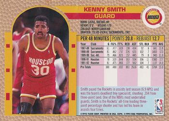 1992-93 Fleer Tony's Pizza #NNO Kenny Smith Back