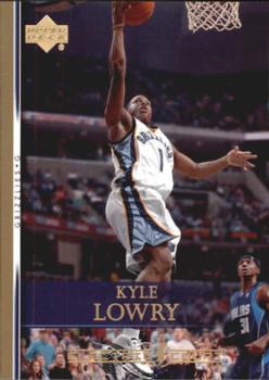 2007-08 Upper Deck - Electric Court Gold #15 Kyle Lowry Front