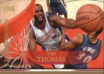 2007-08 Upper Deck - Electric Court Gold #40 Tim Thomas Front