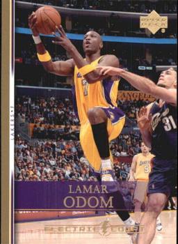 2007-08 Upper Deck - Electric Court Gold #44 Lamar Odom Front