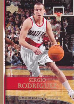 2007-08 Upper Deck - Electric Court Gold #71 Sergio Rodriguez Front