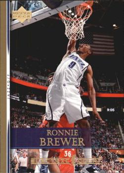 2007-08 Upper Deck - Electric Court Gold #79 Ronnie Brewer Front