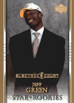 2007-08 Upper Deck - Electric Court Gold #237 Jeff Green Front