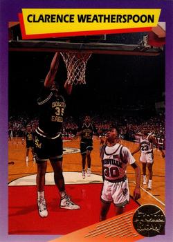 1992 Front Row Dream Picks - Gold #24 Clarence Weatherspoon Front