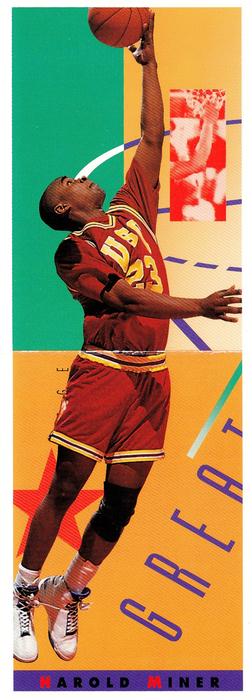 1993 Kellogg's College Greats Postercards #NNO Harold Miner Front