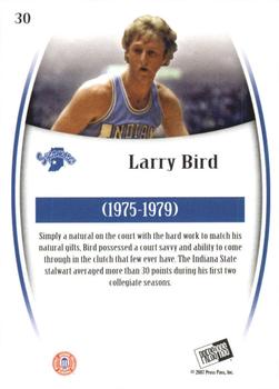 2007-08 Press Pass Legends #30 Larry Bird Back