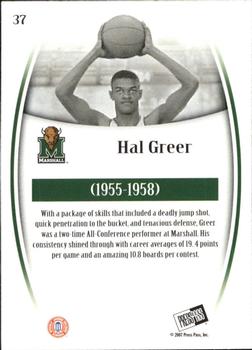 2007-08 Press Pass Legends #37 Hal Greer Back