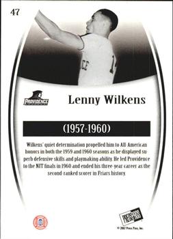 2007-08 Press Pass Legends #47 Lenny Wilkens Back
