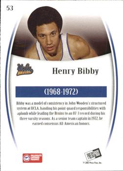 2007-08 Press Pass Legends #53 Henry Bibby Back