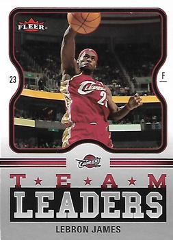 2006-07 Fleer - Team Leaders #TL-LJ LeBron James Front