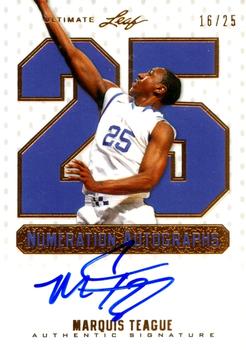 2012 Leaf Ultimate Draft - Numeration #NU-MT1 Marquis Teague Front