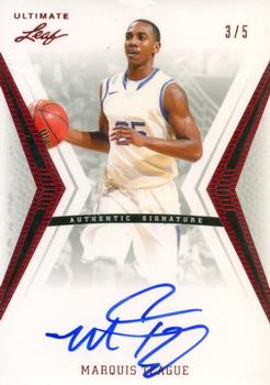 2012 Leaf Ultimate Draft - Red #BA-MT1 Marquis Teague Front