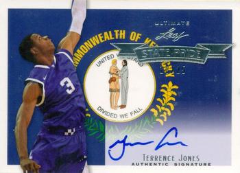 2012 Leaf Ultimate Draft - State Pride Silver #SP-TJ1 Terrence Jones Front