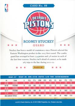 2012-13 Hoops - Artist's Proofs #89 Rodney Stuckey Back