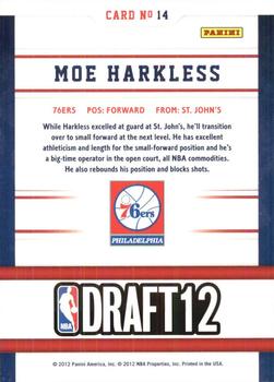 2012-13 Hoops - Draft Night #14 Moe Harkless Back