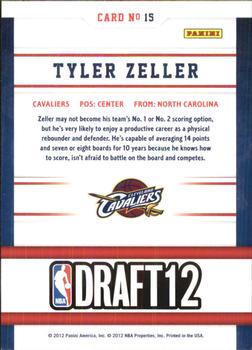 2012-13 Hoops - Draft Night #15 Tyler Zeller Back