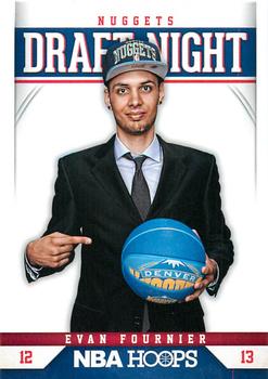 2012-13 Hoops - Draft Night #16 Evan Fournier Front