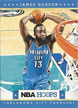 2012-13 Hoops - Glossy #133 James Harden Front