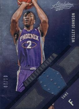 2012-13 Panini Absolute - Frequent Flyer Materials #7 Wesley Johnson Front