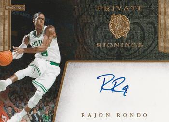 2012-13 Panini Absolute - Private Signings #PS-RR Rajon Rondo Front