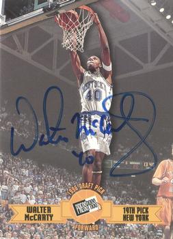 1996 Press Pass - Autographs #NNO Walter McCarty Front