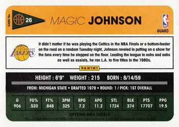 2012-13 Panini Past & Present #26 Magic Johnson Back