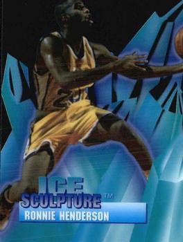 1996 Collector's Edge Rookie Rage - Ice Sculpture #43 Ronnie Henderson Front