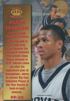 1996 Pacific Power #PP-20 Allen Iverson Back
