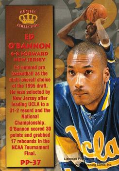 1996 Pacific Power #PP-37 Ed O'Bannon Back