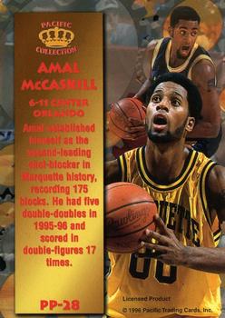 1996 Pacific Power - Silver #PP-28 Amal McCaskill Back