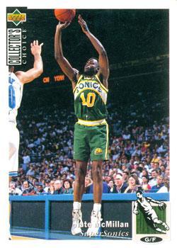 1994-95 Collector's Choice French #147 Nate McMillan Front